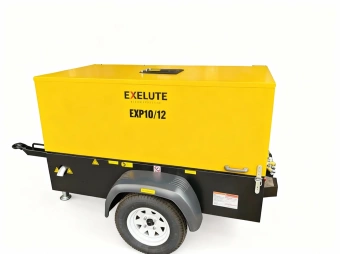 Винтовой дизельный компрессор Exelute EXP 10/12