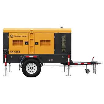 Дизельный винтовой компрессор ET-Compressors ET SD 390T-10 на шасси