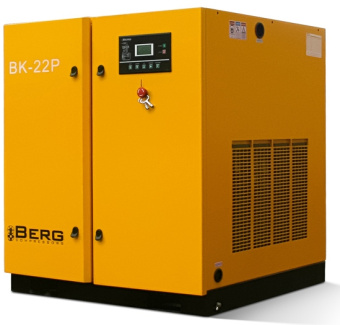 Винтовой компрессор BERG ВК-22Р 7 бар (IP23)