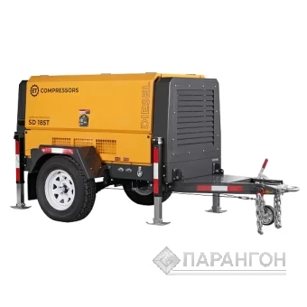 Дизельный винтовой компрессор ET-Compressors ET SD 185T-7 на шасси