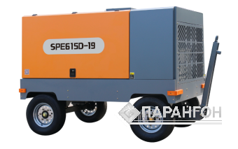 Электрический передвижной компрессор ZEGA SPE615D-19
