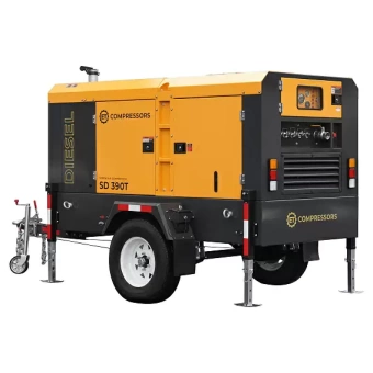 Дизельный винтовой компрессор ET-Compressors ET SD 390T-10 на шасси