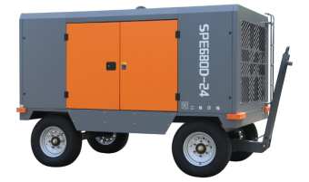 Электрический передвижной компрессор ZEGA SPE680D-24