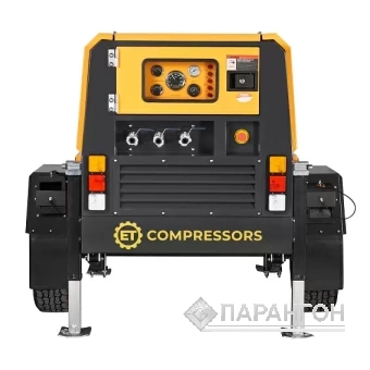 Дизельный винтовой компрессор ET-Compressors ET SD 185T-7 на шасси