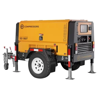 Дизельный винтовой компрессор ET-Compressors ET SD 185T-7 на шасси