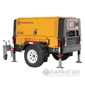 Дизельный винтовой компрессор ET-Compressors ET SD 185T-7 на шасси
