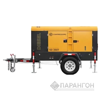 Дизельный винтовой компрессор ET-Compressors ET SD 390T-10 на шасси