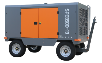 Электрический передвижной компрессор ZEGA SPE850D-19