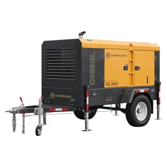Дизельный винтовой компрессор ET-Compressors ET SD 390T-10 на шасси